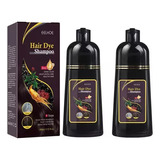 Champús Instantáneos Para Teñir El Cabello Castaño Natural .