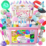 Slime Unicornio Set Con Accesorios Para Elaborar Slime