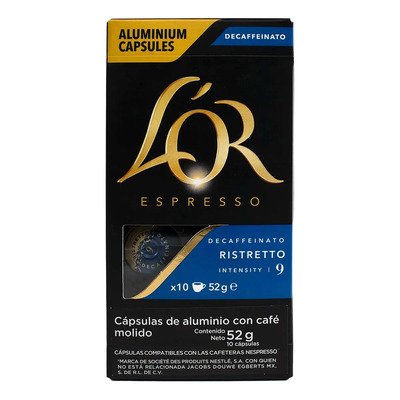 Cápsulas L'or Espresso Descafeinado Ristretto 10un Compatível Nespresso | MercadoLivre