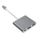 Hub Usb-c Cable Adaptador Multipuerto Av Digital Tipo C A 4k