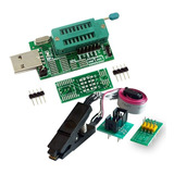 Programador Usb Ch341a + Pinza + Cable. Bios Eeprom 24 25