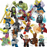 16 Unidades De Superhéroes For Lego Avengers Infinity War