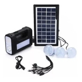 Sistema Iluminación Solar Camping X3 Led 12w