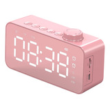 Reloj Despertador Digital Con Espejo Led C, Pantalla Grande,