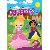 Mega Set Princesas Libro Para Leer Y Colorear Con Marcadores