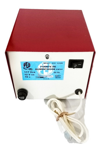 Eliminador De Corriente 12v-10amp 120w