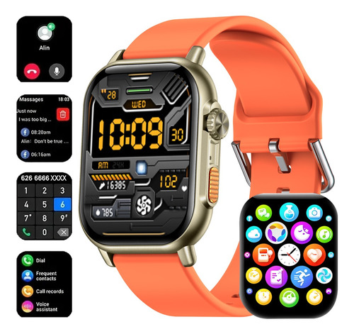 Reloj Inteligente Bluetooth Call Smart Watch Mujer/hombre 