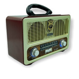 Bocina Bluetooth Vintage Radio Am Fm Retro Portatil Bc-140