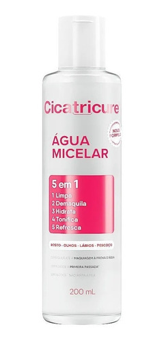 Água Micelar Cicatricure 200ml 5 Em 1