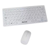 Kit Teclado + Mouse Bluetooth Sem Fio Silencioso Atalhos 2.4