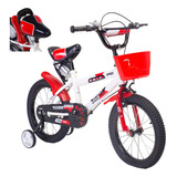 Bicicleta Entrenadora Para Niños Aeiou Qk-11 Con Campana R12