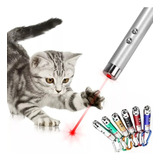 Laser Pointer Interativo Gato Cão Pet Led Lanterna Chaveiro 