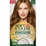 Kit Tintura Wella  Soft Color Tono 73 - Rubio Avellana Para Cabello