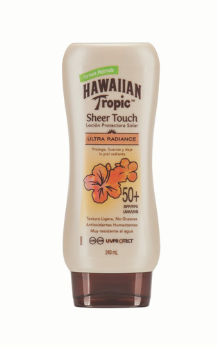 Protector Solar Hawaiian Tropic Fps 50 Sheer Touch En Loción De 240 ml