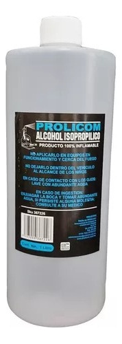 Liquido Limpiador Isopropílico Prolicom Botella 1lt
