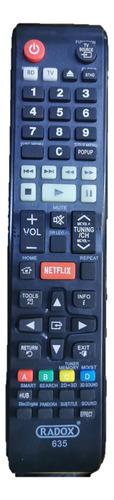 Control Radox 635 Compatible Bluray Samsung + Boton Netflix