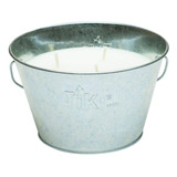 Balde Velas De Citronela Galvanizado De Triple Mecha, 2...