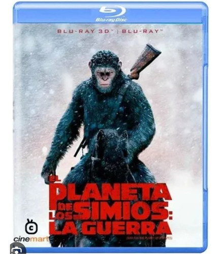 El Planeta De Los Simios 3 En Disco Bluray 3d Alta Definción