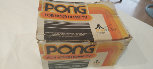 Atari Pong De Colección 1976 En Su Caja Original 