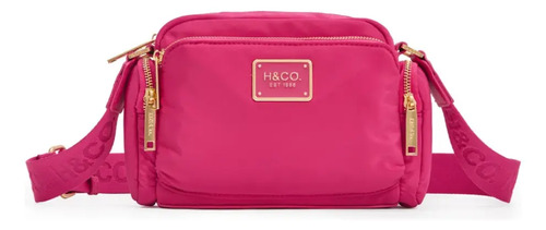 Bolsa Tipo Crossbody De Tela Marca H&co | Meses sin interés