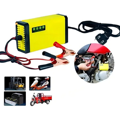 Taikula Cargador De Bateria De Auto 12v 20ah , Ajuste Inteligente De Corriente Para Cargar Y Proteger La Batería. Aplicado A Coche, Motocicleta, Suv | MercadoLibre