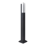 Apliqué Piso Led Bollard 60cm Gris 7w Cálido/ Hb Led