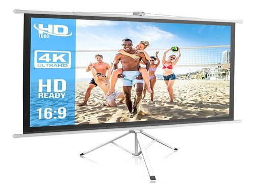 Pantalla Proyector 120 Pulgadas 4k Con Tripode Ultra Hd 16:9