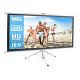 Pantalla Proyector 120 Pulgadas 4k Con Tripode Ultra Hd 16:9