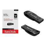 Sandisk Ultra Shift 64 Gb 3.0 - Preto 10x Mais Rápido