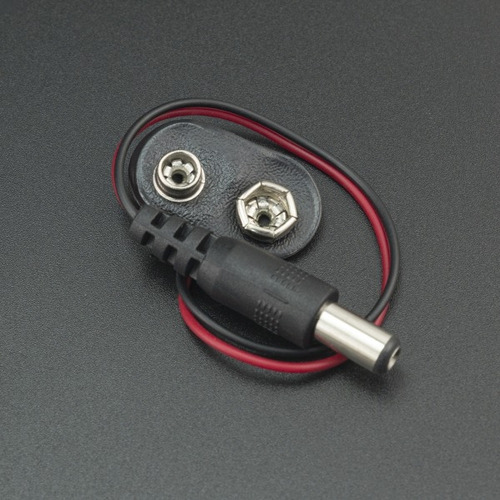 Adaptador Para Pila 9v Con Conector  Dc