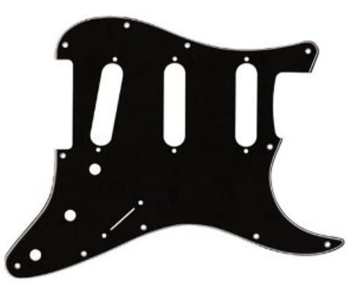 Fender Modern Pickguard, Stratocaster, 11-hole - Black