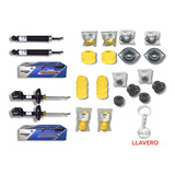 Kit 4 Amortiguadores Boge Gas + Bases + Gomas Chevy 2009