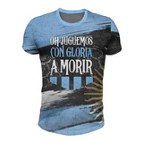 Remera Camiseta Argentina Mundial Futbol Mod 2 Irarte No Ful