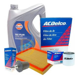 Kit Filtros + Aceite Acdelco Semi Chevrolet Meriva