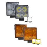 Par Faros 4 Leds Auxiliares Con Lupa 4d Mayor Potencia 4x4