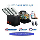 Motor Correr Desliz Garen Dz Casa Wifi App 220v 5 Mtr Crem