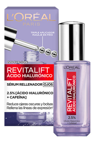 Sérum Ojos L'oréal Paris Revitalift Ácido Hialurónico 