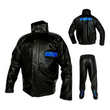 Capa De Chuva Motoqueiro Conjunto Nave Pvc Qualidade