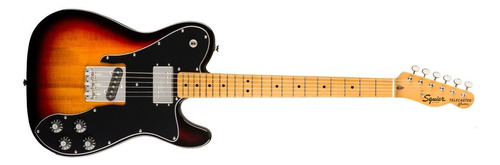 Guitarra Elétrica Squier By Fender Classic Vibe '70s Telecaster Custom De  Choupo 3-color Sunburst Poliuretano Brilhante Com Diapasão De Bordo