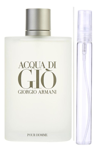 Acqua Di Gio Pour Homme Decantación 10 Ml La Normal Con Envi