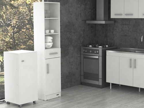 Combo Cocina Despensero Columna 1,80 Mt + Bajo Mesada 40 Cm