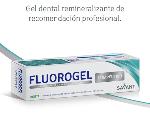 Fluorogel Terapéutico Menta Gel 60g