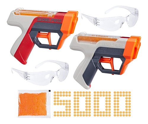 Pistola Bolas Gel Eléctrica Niños + 50000 Orbis Hidrogel