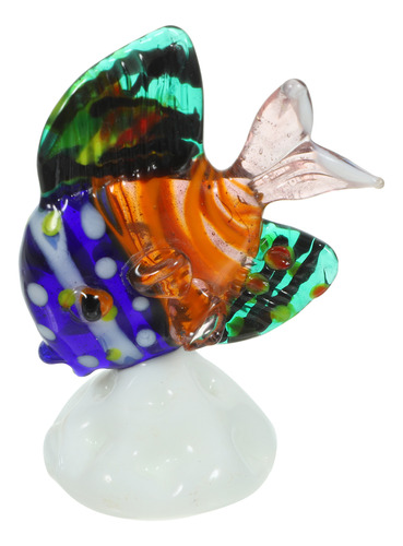 Decoração De Paisagismo De Aquário Glazed Lucky Fish
