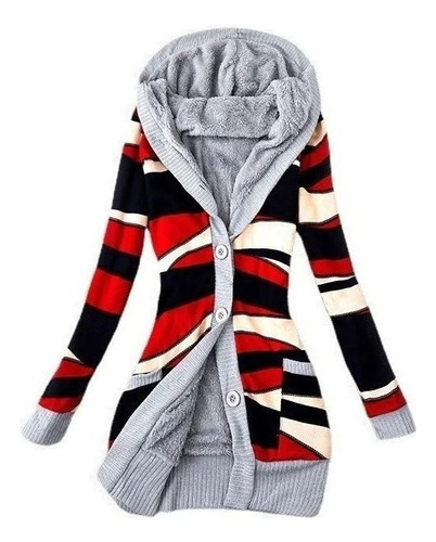 B Chaqueta Cardigan Sueter Dama Capucha