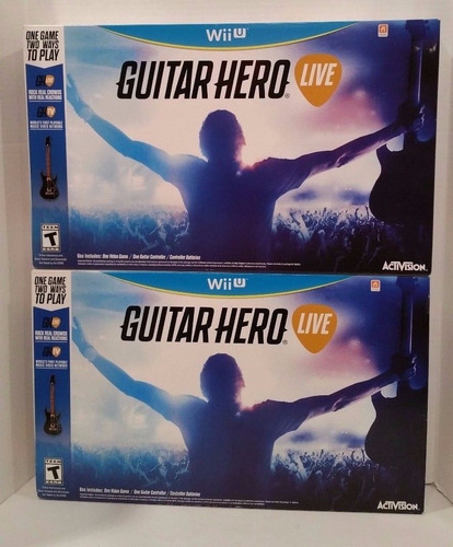 Guitar Hero Live Wii U Guitarra Videogame Original Sellado