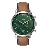 Reloj Fossil Neutra Fs5963 Para Hombre Cronografo Original