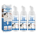 Removedor Spray De Limpeza Dental Para Cães Gatos 3pcs