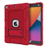 Funda Para iPad 9a Gen Tpu Ligero Resistente A Golpes Rojo