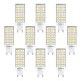 Set X10 Lamparas Led Bipin G9 12w Macroled 220v Frio 6000k